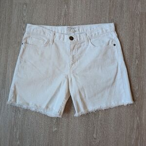 Current Elliott Shorts Women's 27 The Boyfriend Rolled Short Sugar